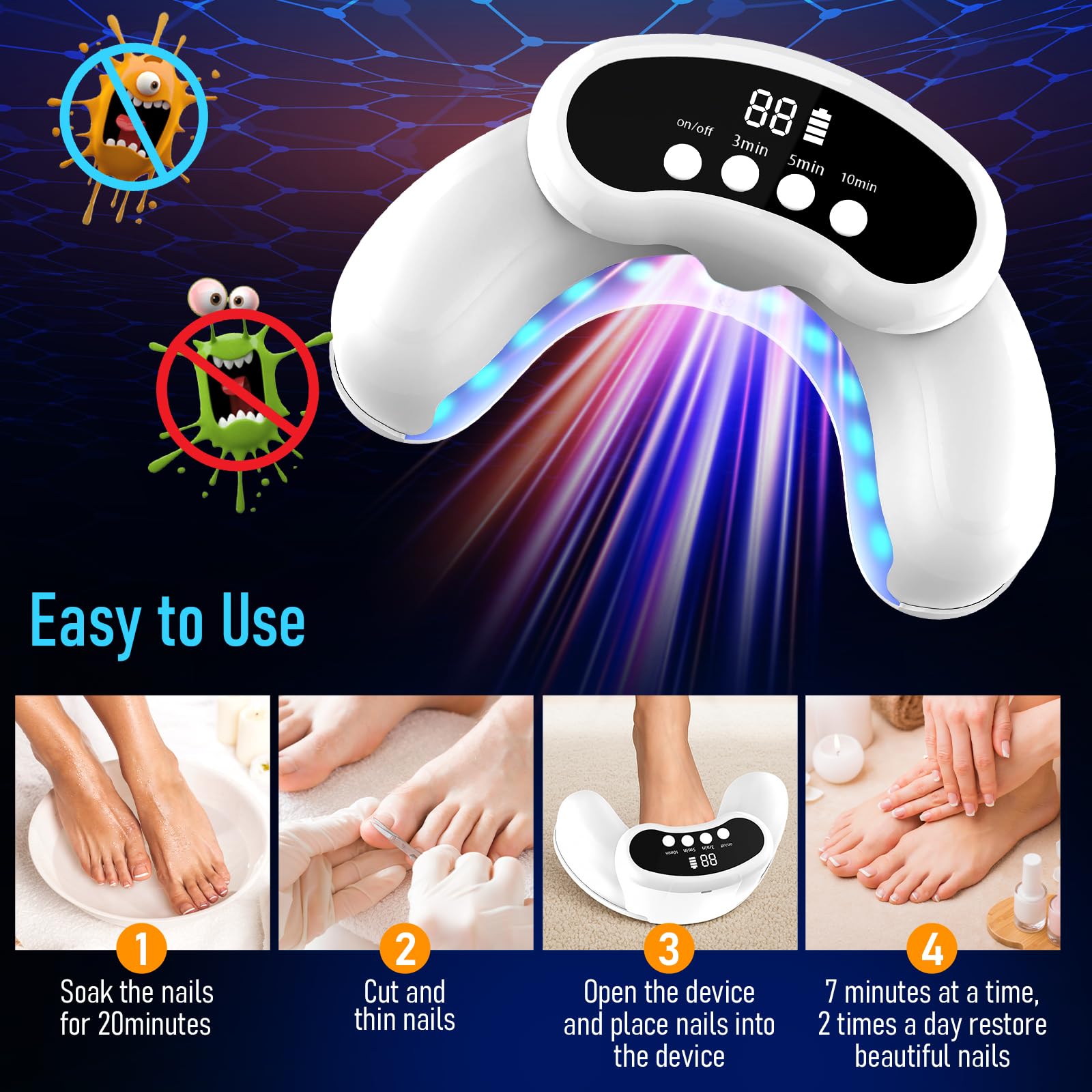 Fungal Nail Treatment Device 9 - Health & Wellness Utsg recension och pris
